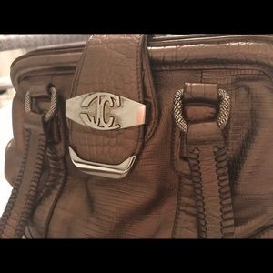Roberto Cavali “Just Cavalli” bronze leather purse